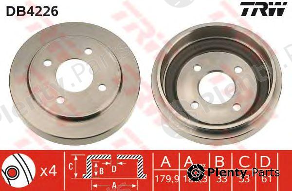  TRW part DB4226 Brake Drum
