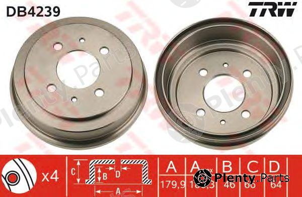  TRW part DB4239 Brake Drum