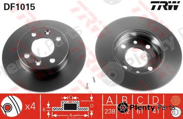  TRW part DF1015 Brake Disc