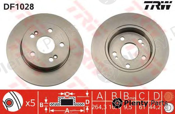  TRW part DF1028 Brake Disc