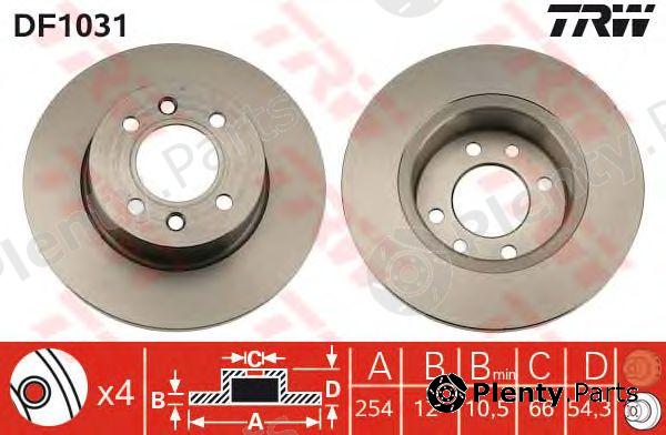  TRW part DF1031 Brake Disc