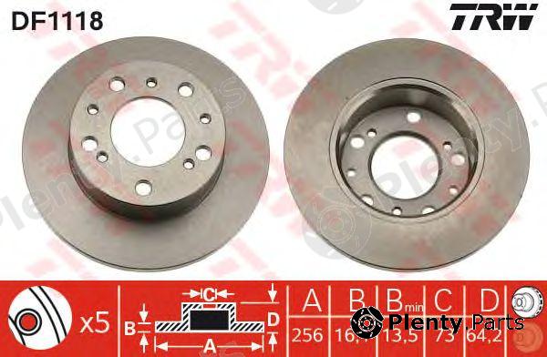  TRW part DF1118 Brake Disc