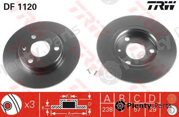  TRW part DF1120 Brake Disc