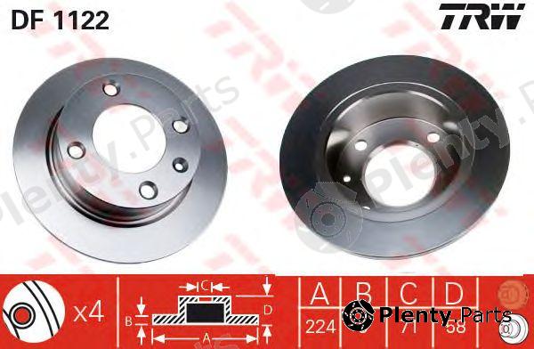  TRW part DF1122 Brake Disc
