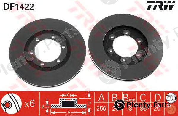  TRW part DF1422 Brake Disc