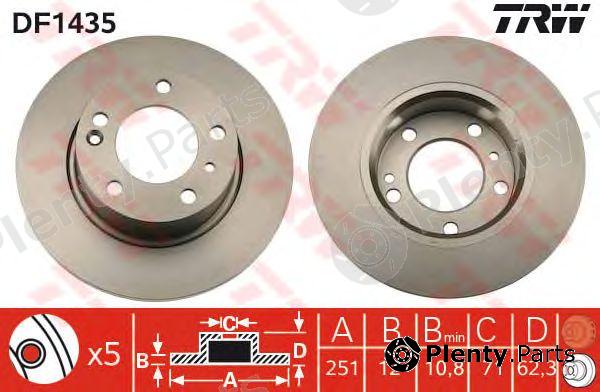  TRW part DF1435 Brake Disc