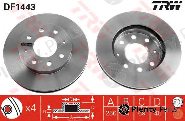  TRW part DF1443 Brake Disc