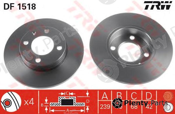  TRW part DF1518 Brake Disc