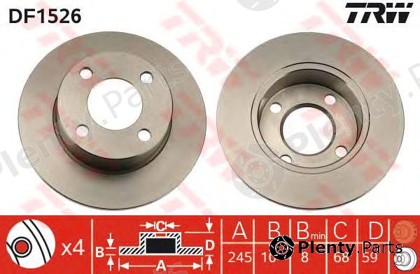  TRW part DF1526 Brake Disc