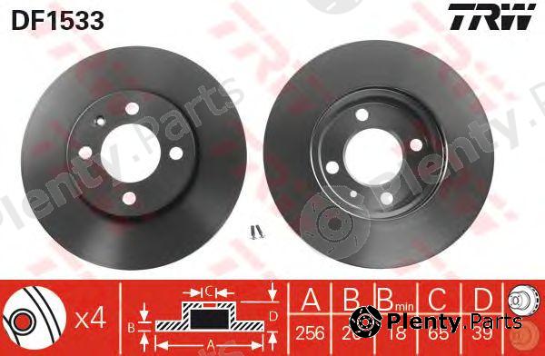  TRW part DF1533 Brake Disc