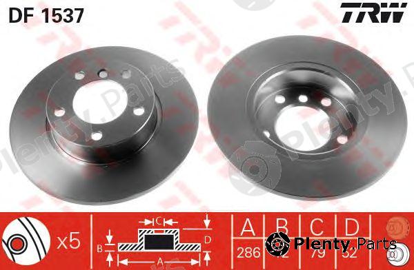  TRW part DF1537 Brake Disc