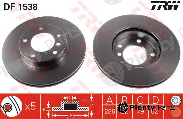  TRW part DF1538 Brake Disc