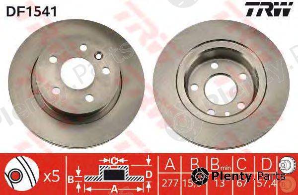  TRW part DF1541 Brake Disc