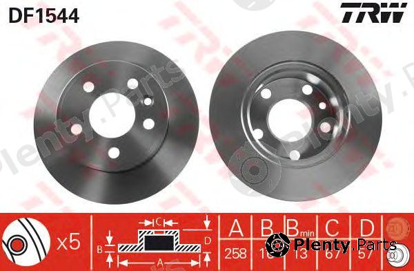  TRW part DF1544 Brake Disc