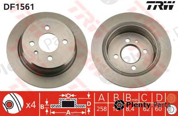  TRW part DF1561 Brake Disc