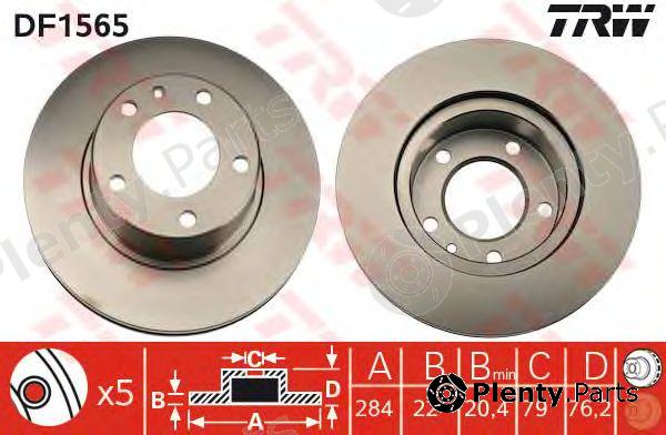 TRW part DF1565 Brake Disc