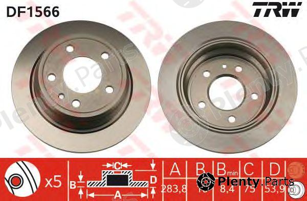  TRW part DF1566 Brake Disc