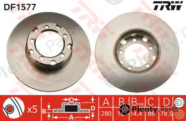  TRW part DF1577 Brake Disc