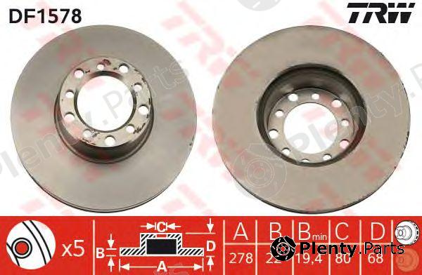  TRW part DF1578 Brake Disc