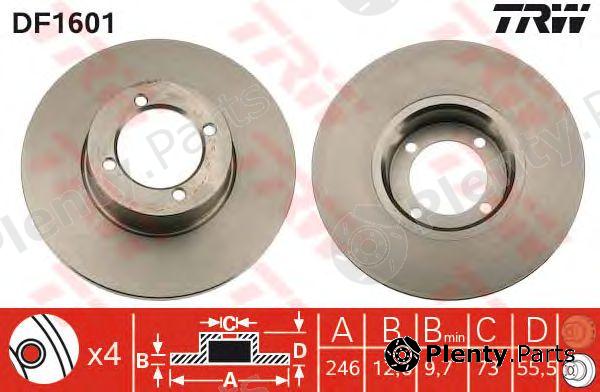  TRW part DF1601 Brake Disc