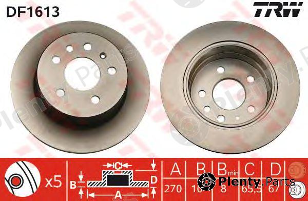  TRW part DF1613 Brake Disc