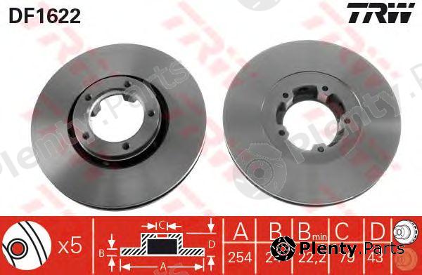  TRW part DF1622 Brake Disc