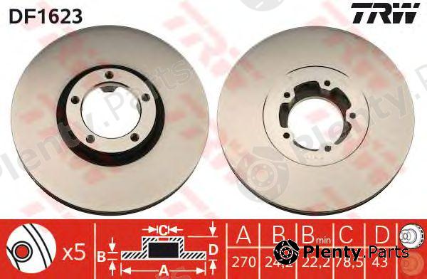  TRW part DF1623 Brake Disc