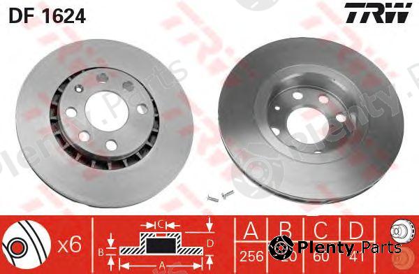  TRW part DF1624 Brake Disc