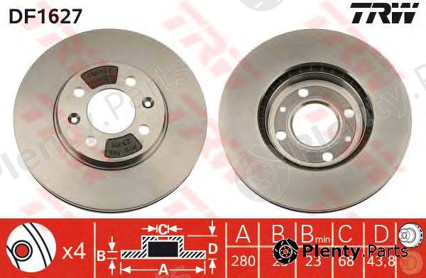 TRW part DF1627 Brake Disc