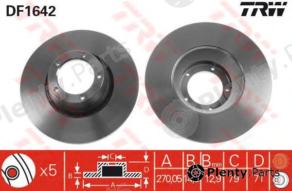  TRW part DF1642 Brake Disc