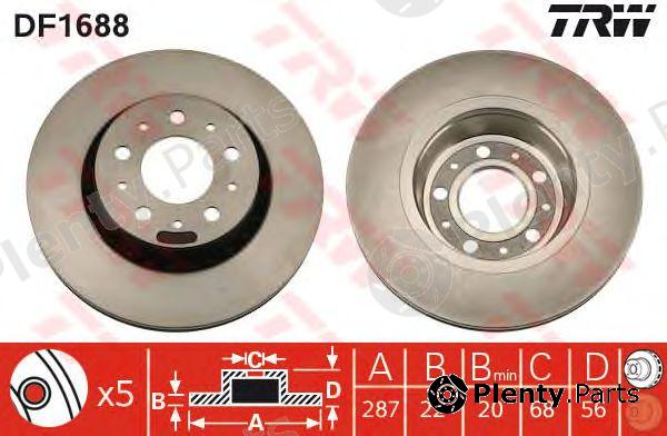  TRW part DF1688 Brake Disc