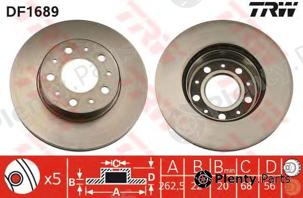 TRW part DF1689 Brake Disc