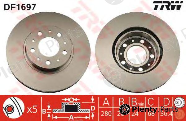  TRW part DF1697 Brake Disc