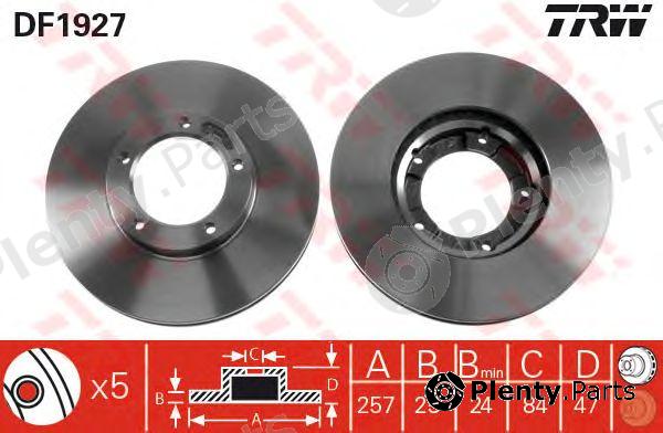  TRW part DF1927 Brake Disc