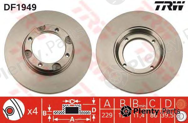  TRW part DF1952 Brake Disc