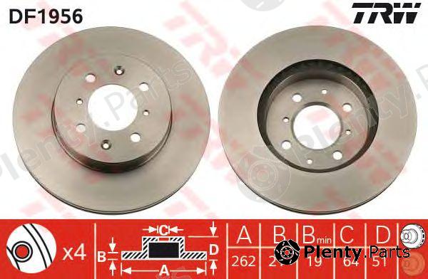  TRW part DF1956 Brake Disc