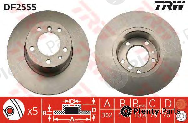  TRW part DF2555 Brake Disc