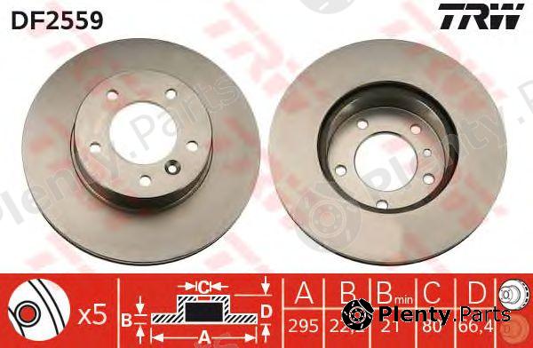  TRW part DF2559 Brake Disc