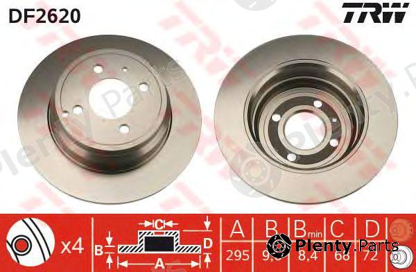  TRW part DF2620 Brake Disc