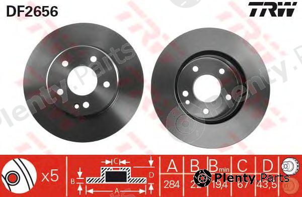 TRW part DF2656 Brake Disc