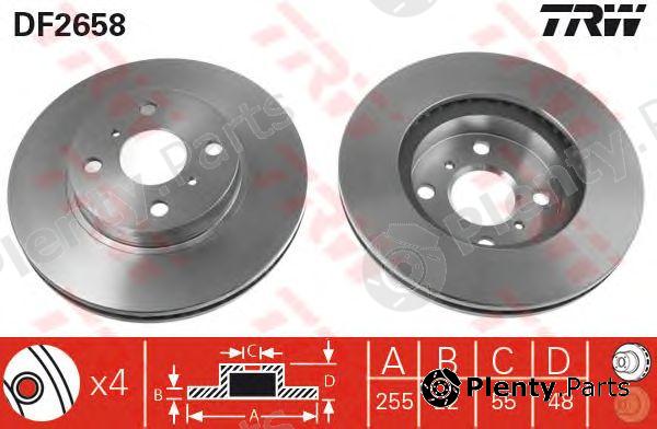  TRW part DF2658 Brake Disc
