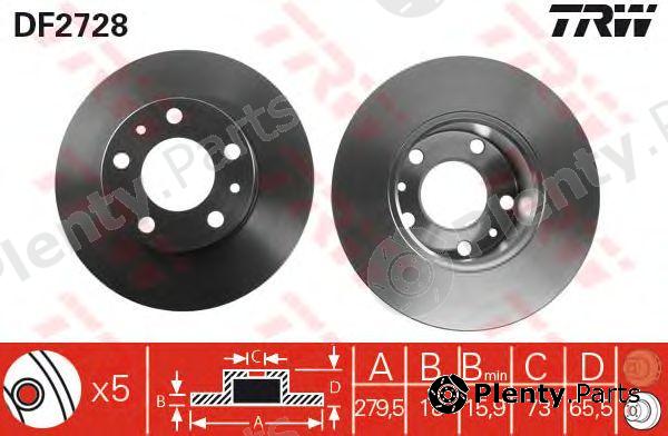  TRW part DF2728 Brake Disc
