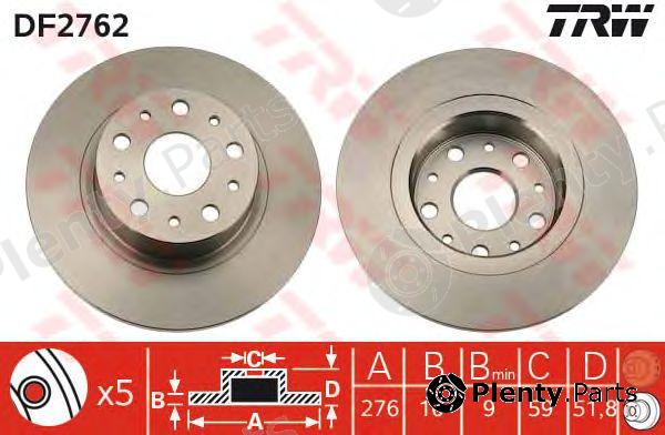  TRW part DF2762 Brake Disc