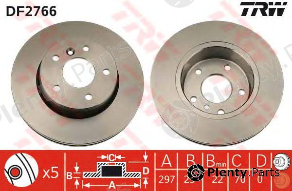  TRW part DF2766 Brake Disc