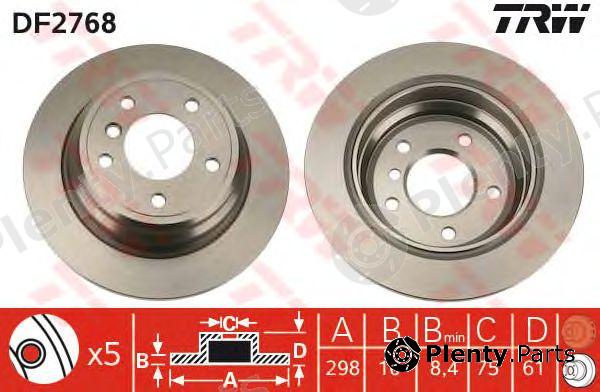  TRW part DF2768 Brake Disc