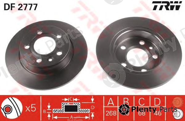  TRW part DF2777 Brake Disc