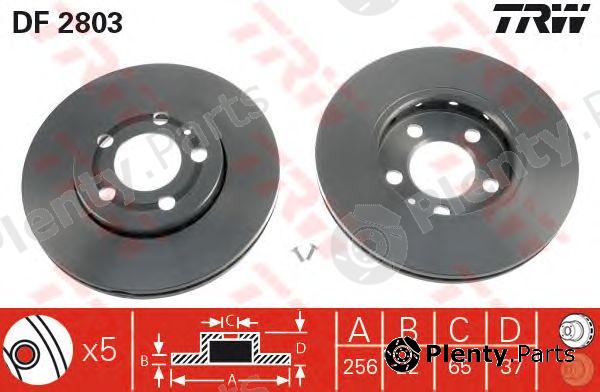  TRW part DF2803 Brake Disc