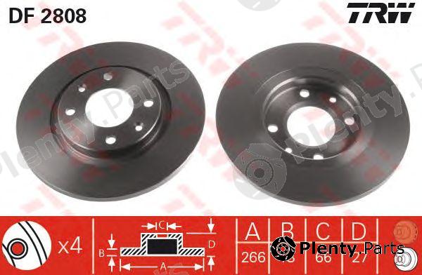  TRW part DF2808 Brake Disc