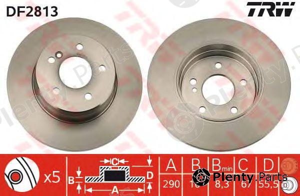  TRW part DF2813 Brake Disc