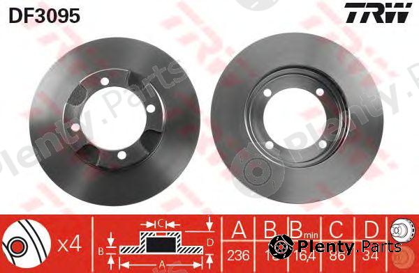  TRW part DF3095 Brake Disc